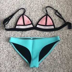 Pink & Blue Bikini